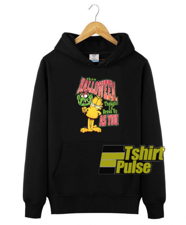 Vtg Garfield Halloween hooded sweatshirt clothing unisex hoodie