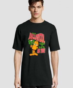 Vtg Garfield Halloween t-shirt for men and women tshirt