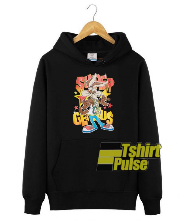 Wile E Coyote Super Genius hooded sweatshirt clothing unisex hoodie