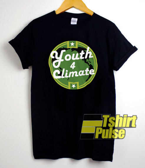 Youth For Climate t-shirt for men and women tshirt