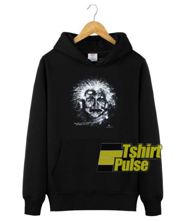 Albert Einstein Art hooded sweatshirt clothing unisex hoodie
