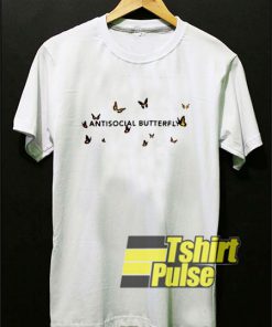 Antisocial Butterfly t-shirt for men and women tshirt