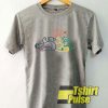 Bear Print Grey t-shirt for men and women tshirt