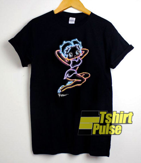 Betty Boop Neon Graphic t-shirt for men and women tshirt