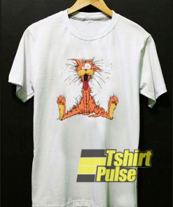 Cat Shocked t-shirt for men and women tshirt
