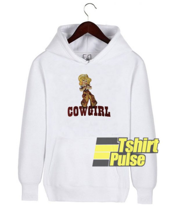 Cow Girl hooded sweatshirt clothing unisex hoodie