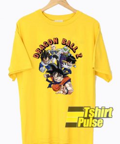 Dragon Ball Z Yellow t-shirt for men and women tshirt