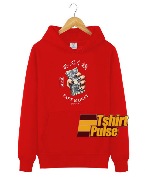 Fast Money hooded sweatshirt clothing unisex hoodie