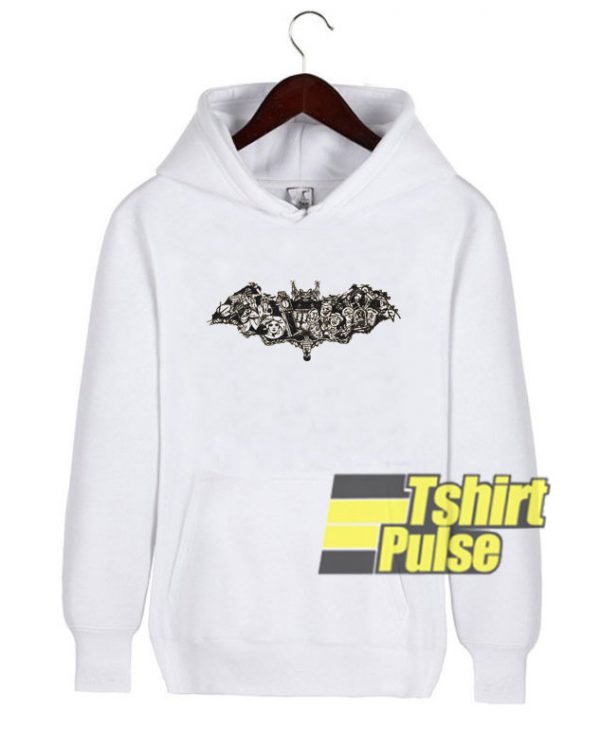 Haunted Mansion Halloween Bat hooded sweatshirt clothing unisex hoodie