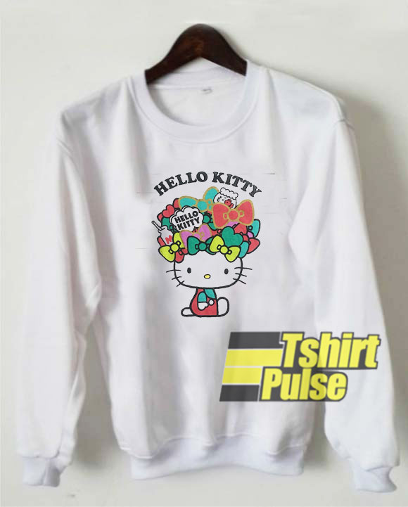 Hello Kitty With Bows sweatshirt