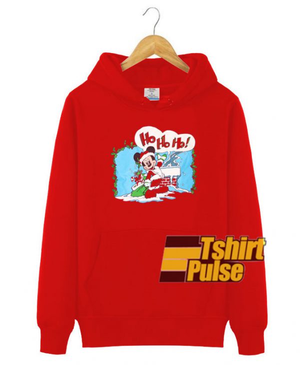 Hohoho Mickey Christmas hooded sweatshirt clothing unisex hoodie