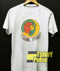 Kiss Moon Star Printed t-shirt for men and women tshirt