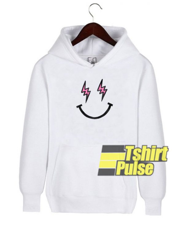 Lightning Smile hooded sweatshirt clothing unisex hoodie