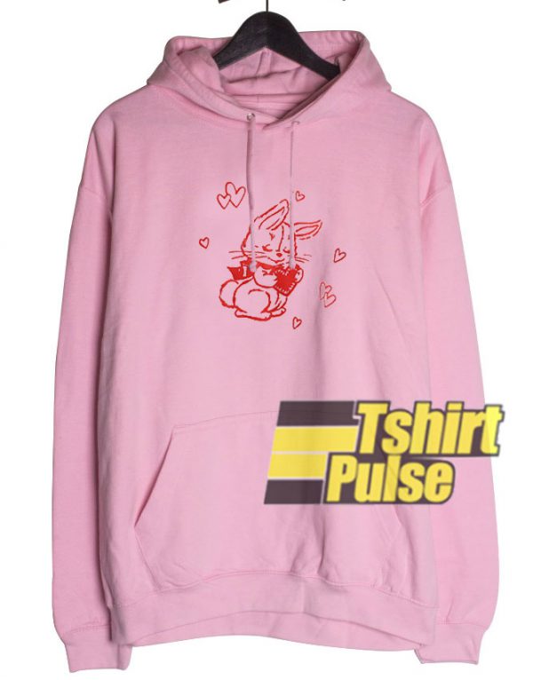 Love Bunny Anime hooded sweatshirt clothing unisex hoodie