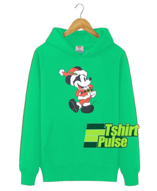 Mickey Mouse Santa Claus hooded sweatshirt clothing unisex hoodie