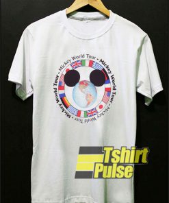 Mickey World Tour t-shirt for men and women tshirt