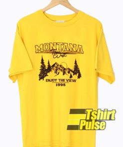 Montana Enjoy The View t-shirt for men and women tshirt