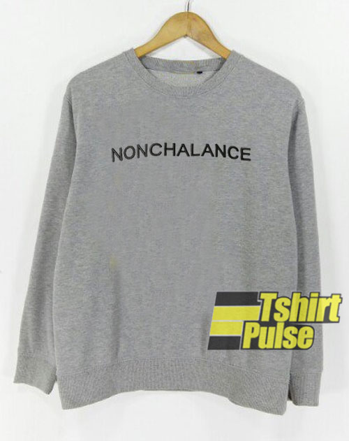 Nonchalance Grey sweatshirt