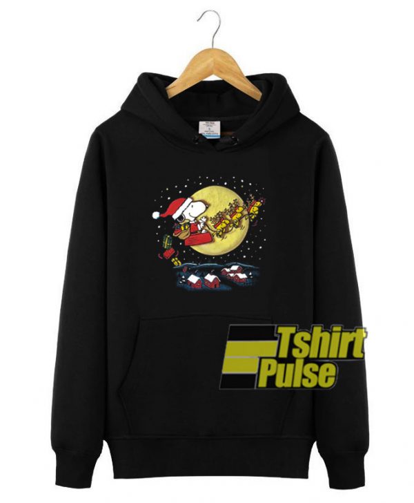 Peanuts Snoopy Christmas hooded sweatshirt clothing unisex hoodie