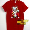 Pennywise Santa Claus t-shirt for men and women tshirt