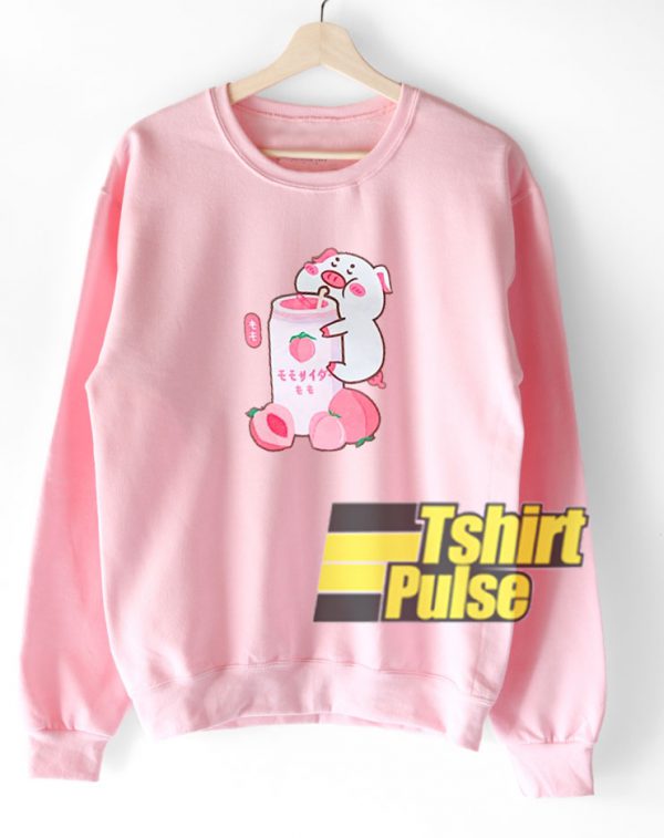 Piggy Drink Aesthetic sweatshirt