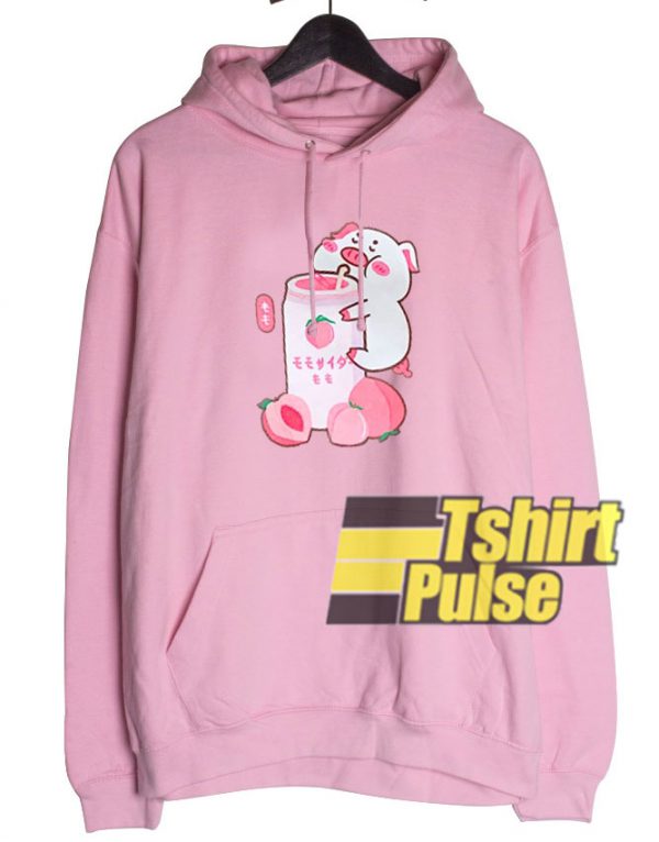 Piggy Drink Aesthetic hooded sweatshirt clothing unisex hoodie