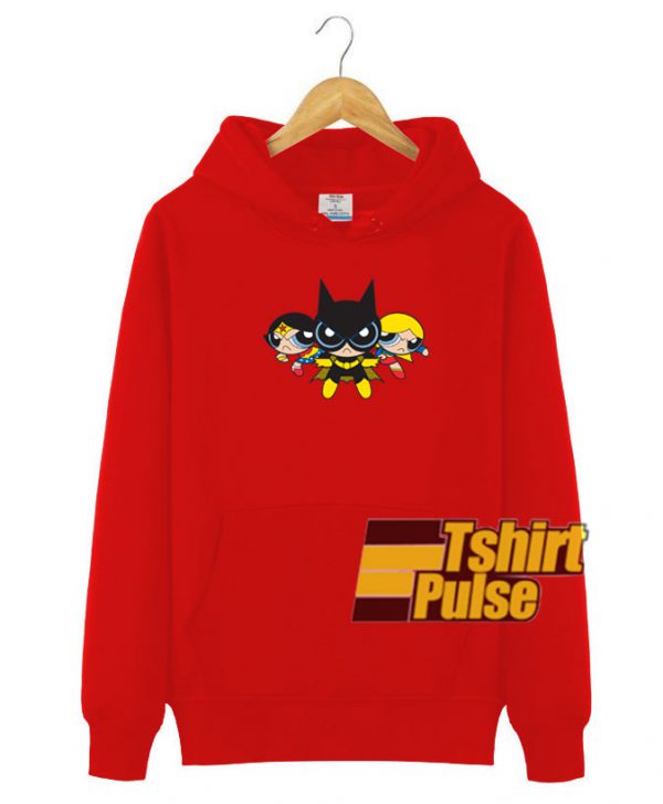Powerpuff as Super Heroes hooded sweatshirt clothing unisex hoodie