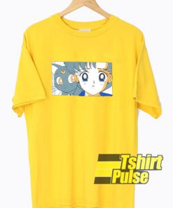 Sailor Mercury & Luna t-shirt for men and women tshirt