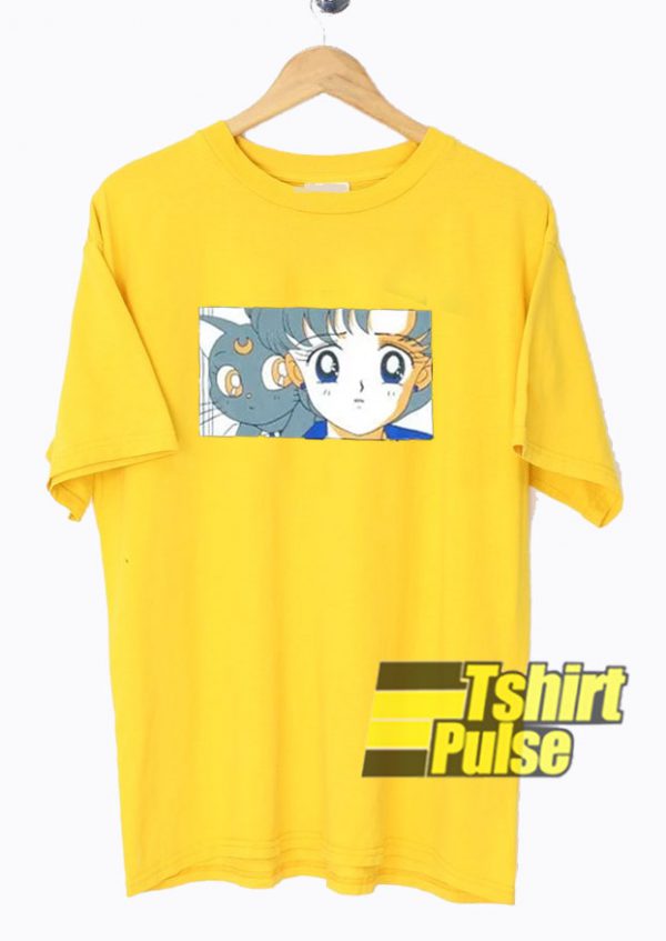 Sailor Mercury & Luna t-shirt for men and women tshirt