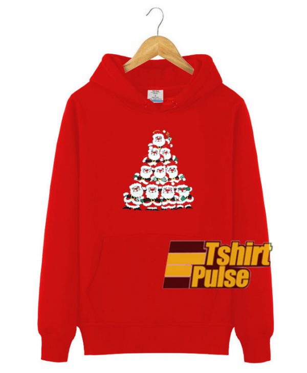 Santa Tree Christmas hooded sweatshirt clothing unisex hoodie