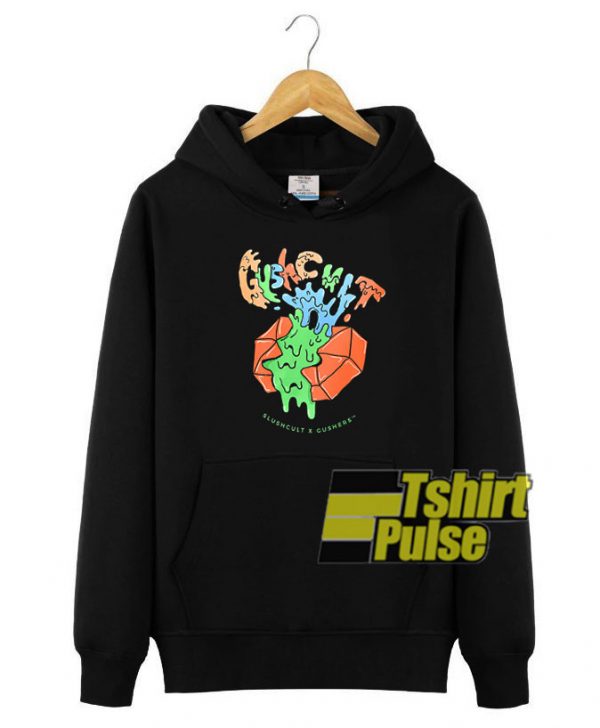Slushcult x Gushers hooded sweatshirt clothing unisex hoodie
