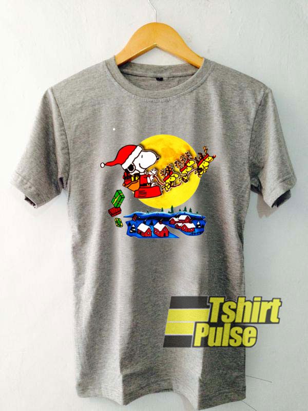 Snoopy Santa Claus Christmas t-shirt for men and women tshirt