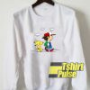 Snoopy n Charlie was Pikachu sweatshirt