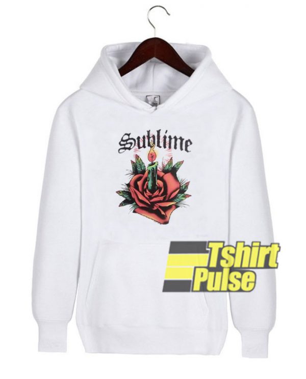 Sublime Candle Rose hooded sweatshirt clothing unisex hoodie