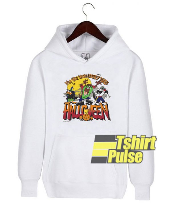 Vintage Looney Tunes Halloween hooded sweatshirt clothing unisex hoodie