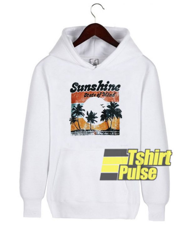 Vtg Sunshine State of Mind hooded sweatshirt clothing unisex hoodie