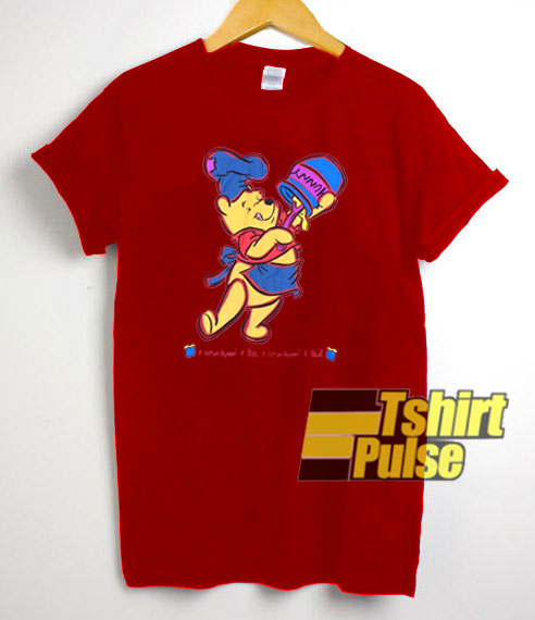 Winnie The Pooh Eating Honey t-shirt for men and women tshirt