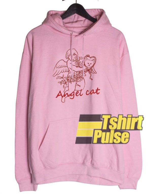 Angel Cat Art hooded sweatshirt clothing unisex hoodie