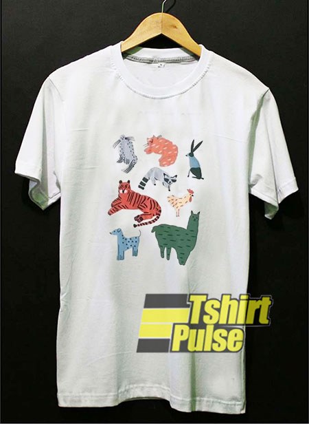 Animal Zoo Print t-shirt for men and women tshirt