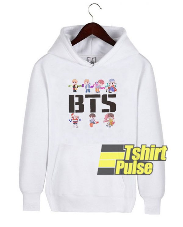 BTS Cartoon Graphic hooded sweatshirt clothing unisex hoodie