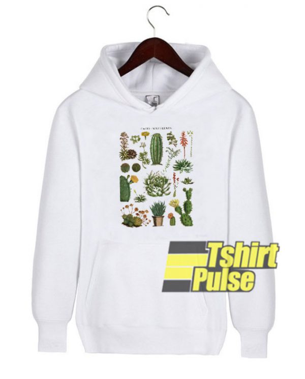Cacti Succulents hooded sweatshirt clothing unisex hoodie
