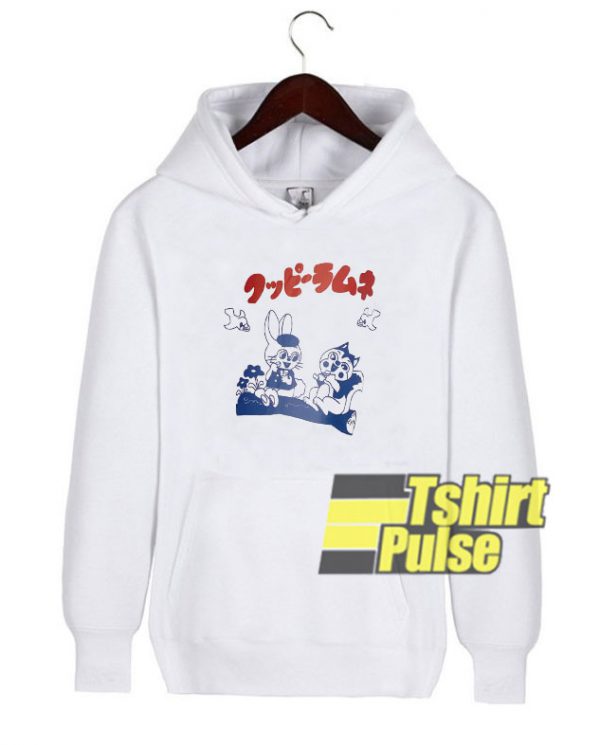 Cartoon Bunny Japanese hooded sweatshirt clothing unisex hoodie