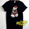 Christmas Pug Graphic t-shirt for men and women tshirt