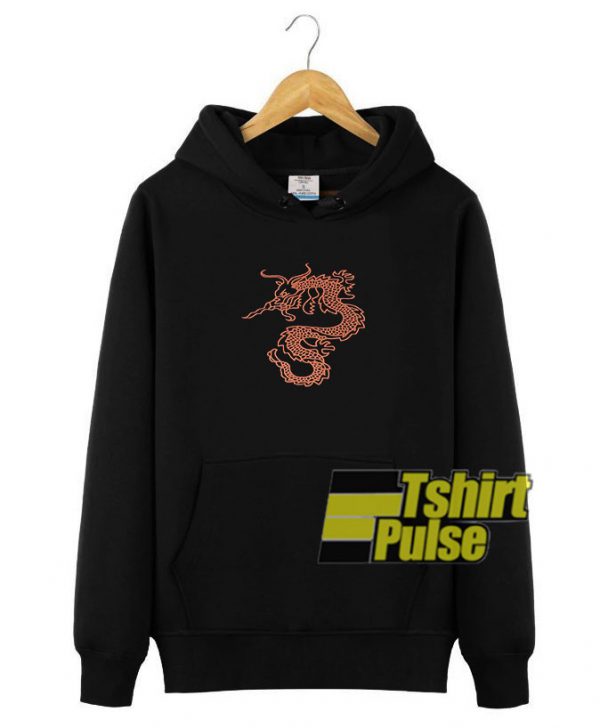 Dragon Totem Print hooded sweatshirt clothing unisex hoodie