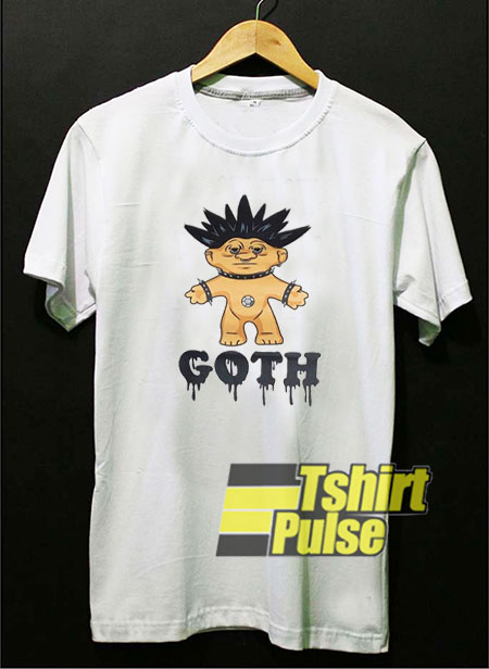 Goth Troll Cartoon t-shirt for men and women tshirt