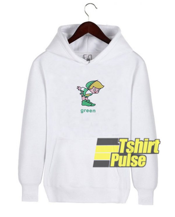 Green Elf Graphic hooded sweatshirt clothing unisex hoodie