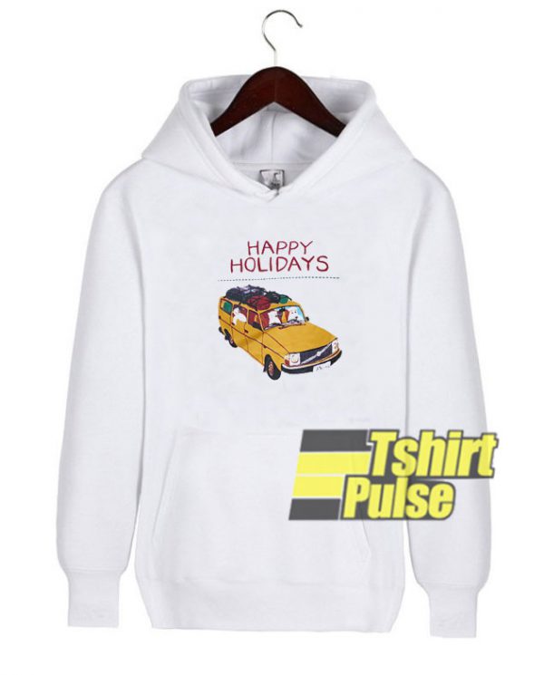 Happy Holidays hooded sweatshirt clothing unisex hoodie