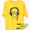 Homer Wearing Earphone t-shirt for men and women tshirt