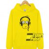Homer Wearing Earphone hooded sweatshirt clothing unisex hoodie