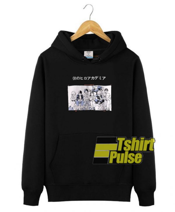 Japanese Comic Print hooded sweatshirt clothing unisex hoodie